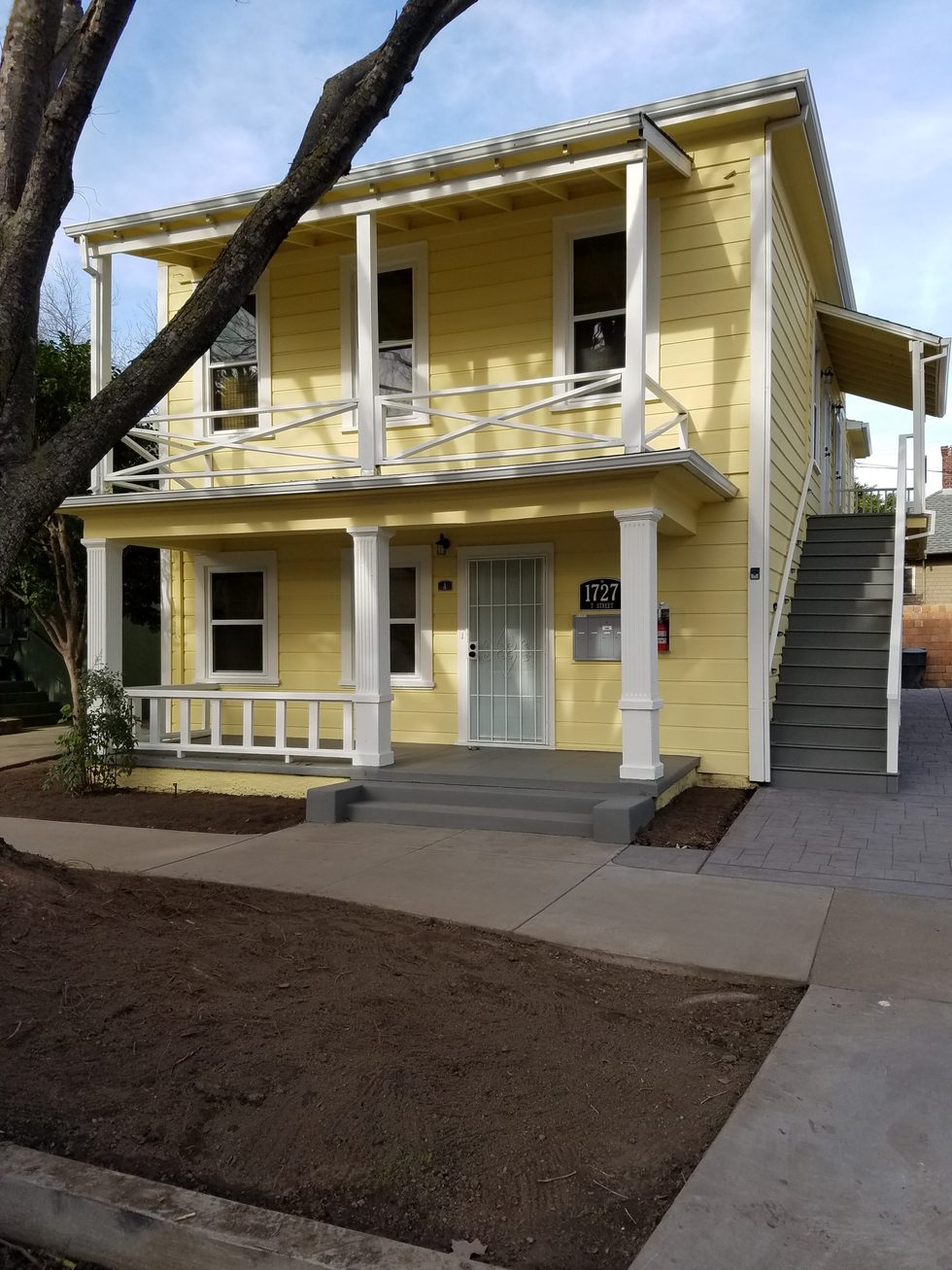 Completed exterior renovation of a Sacramento home
