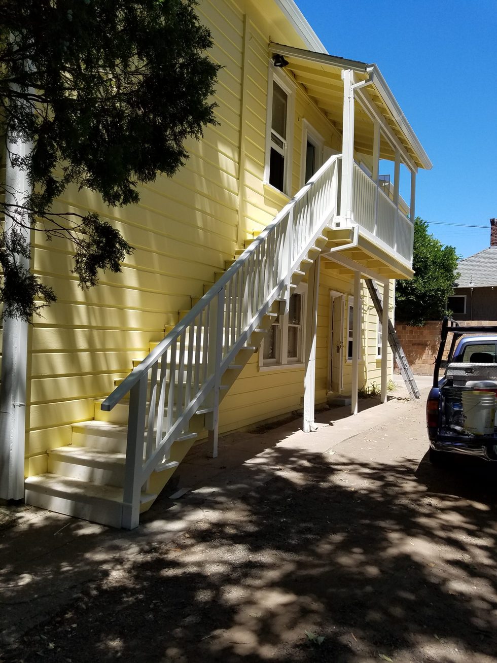 Sacramento home stairs after structural renovation